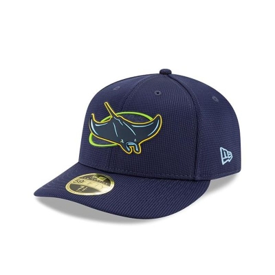 Sapca New Era Tampa Bay Rays MLB Clubhouse Collection Low Profile 59FIFTY Fitted - Albastri